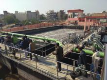 Visit of STP under Drvyavati river front development works during Training on River Basin Modelling (Jan 07-11, 2019 at Jaipur) Visit of STP under Drvyavati river front development works during Training on River Basin Modelling (Jan 07-11, 2019 at Jaipur)